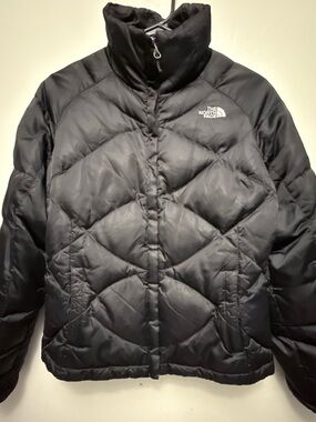 The North Face Black Quilted Down Jacket